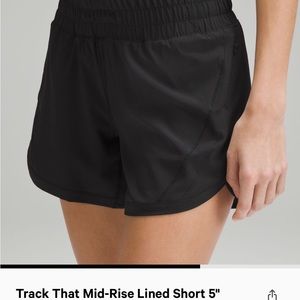 Lululemon Track That shorts